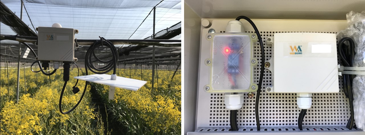 圖二、環境控制軟硬體設備採智慧農業開發系統，其購置成本低，符合產業需求