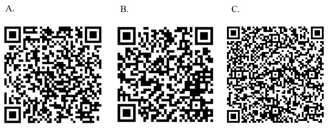 圖3、三個主要推播及查詢病蟲害資源的管道 (A.農業病蟲害智能管理決策系統、B. Line病蟲害諮詢小幫手、C.臉書粉絲專頁)